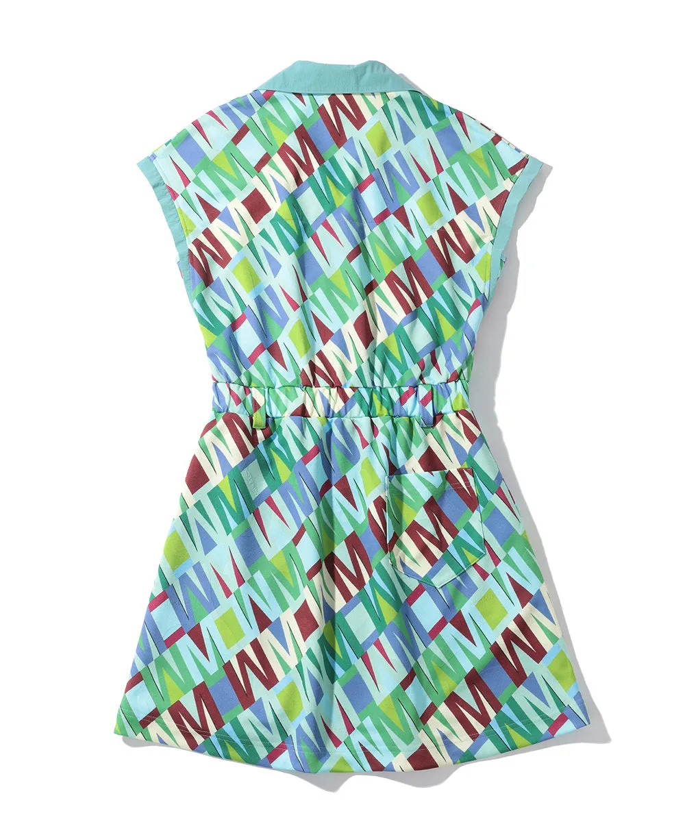 Women's Division Button Up Dress Mint