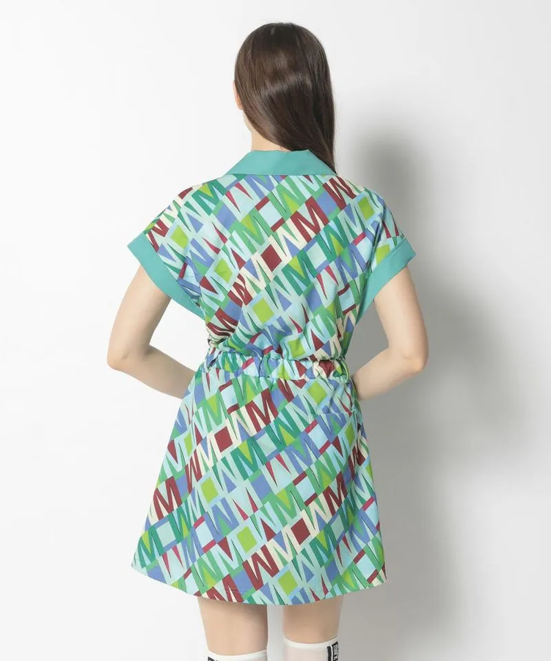 Women's Division Button Up Dress Mint